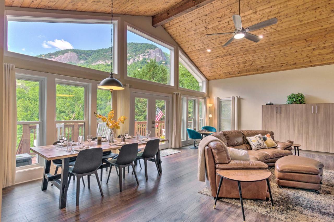 Unique Chimney Rock Cottage With Breathtaking Views Lake Lure Exterior photo